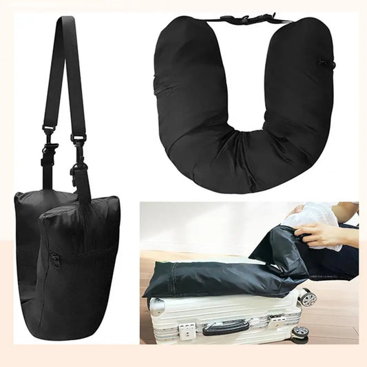 Self-filling Travel Neck Pillow