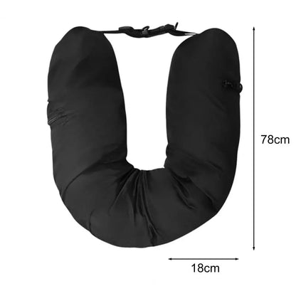 Self-filling Travel Neck Pillow